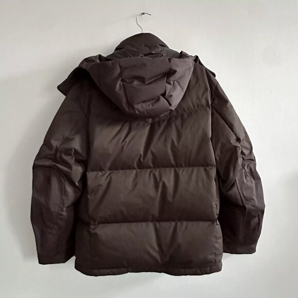 Uniqlo +J Jil Sander Men Oversized Down Parka Hood Olive Medium NWT - Picture 2 of 5